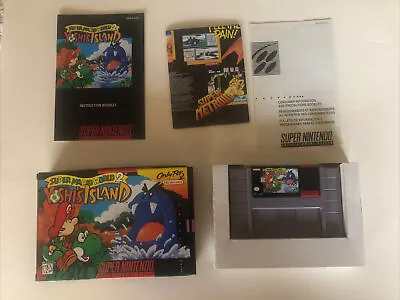 Super Mario World 2: Yoshi's Island Super Nintendo SNES CIB Complete In Box • $200