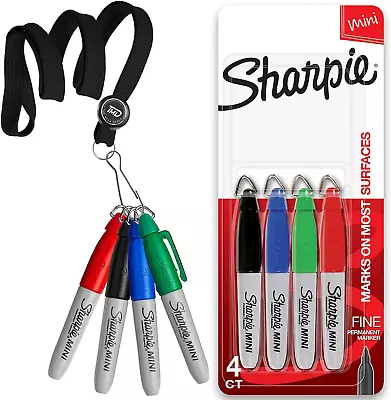 Mini Sharpies For Nurses Badge 4 Mini Sharpies Mini Markers Mini Permanent • $14.36