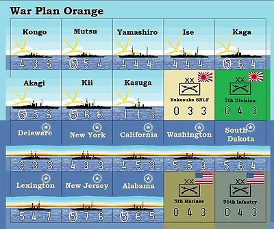 $19 • Buy 8-8 Fleet Plan/War Plan Orange Variant For War At Sea/VitP