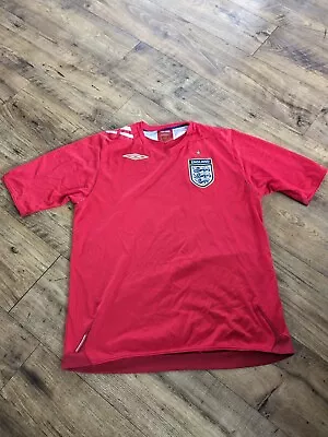 England Umbro 2006-08 Away Shirt Large • £14.99
