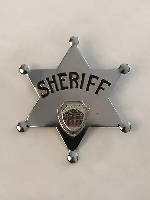 1970s Fort Sandusky Sheriff Badge Frontier Trail Cedar Point Amusement Park Ohio • $16.95