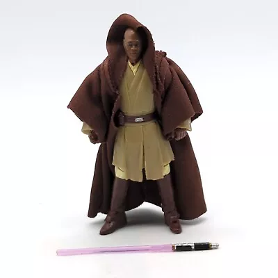 2011 Star Wars Mace Windu 3.75  Figure  Shadow Of The Dark Side Used • $4.99