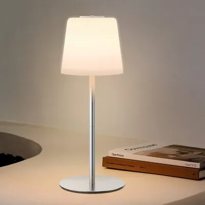 £14.99 • Buy FUNTAPHANTA Glass Rechargeable Cordless Table Lamp, Dimmable Battery  (Nickel)