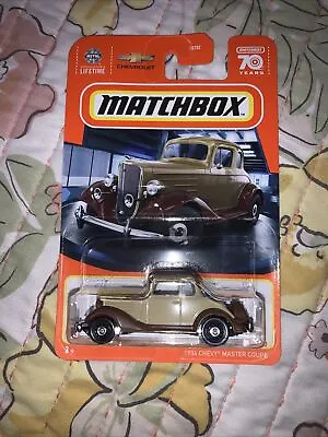 Matchbox 1934 Chevy Master Coupe Tan #34 34/100 - 2023 Basic • $3