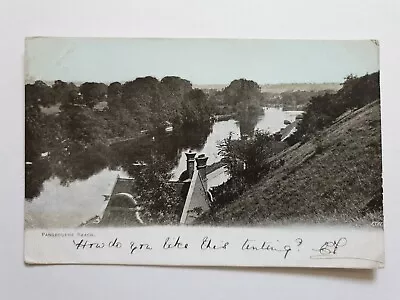 Pangbourne Reach Berkshire Old Hand Tinted Postcard  • £2.50