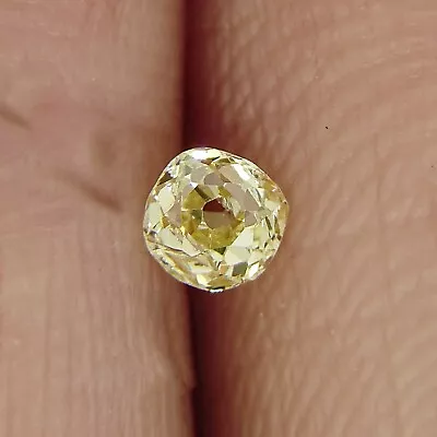 Old Mine Cut Light Yellow Diamond SI2 0.20ct Natural Loose Diamonds • $42.94