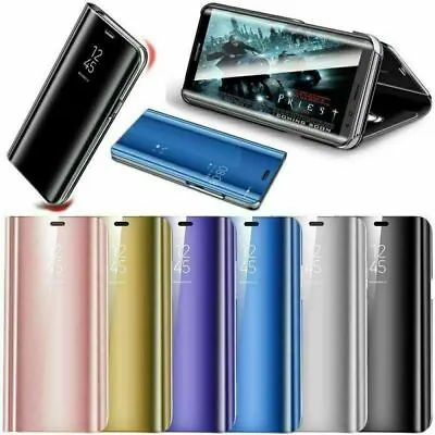 £4.89 • Buy For Huawei P40 P30 P20 Lite/Pro Case Cover Mirror View With Stand & Smart Chip
