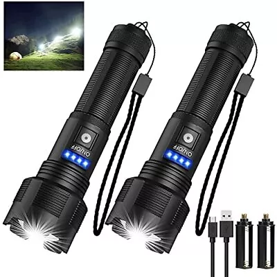 Rechargeable Flashlights High Lumens Super Bright LED Flashlight 8000 Lumens... • $25.60