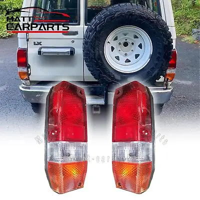 Pair LH+RH Tail Light Lamp For Toyota Landcruiser 70 75 Series Troopy 1985~1999 • $47.99