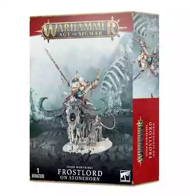 Frostlord On Stonehorn Ogor Mawtribes Warhammer AOS Age Of Sigmar NIB • $59.50