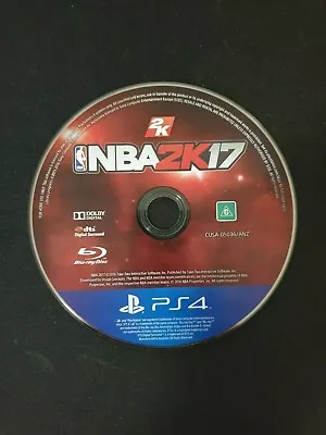 NBA 2K17 For PS4 (Disk Only) - Free Post • $4.50