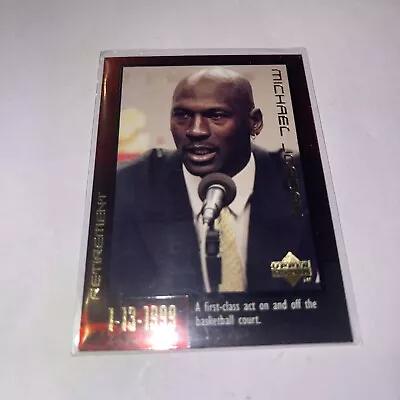 Michael Jordan 1999 Upper Deck Retirement #60 Chicago Bulls • $9.83