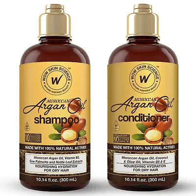 WOW Skin Science Moroccan Argan Oil Shampoo & Conditioner Duo 16.9 Oz • $27.99