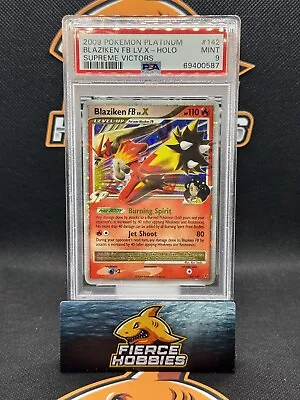 2009 Pokemon Platinum Supreme Victors Blaziken FB LV X PSA 9 Mint 142/147 • $100