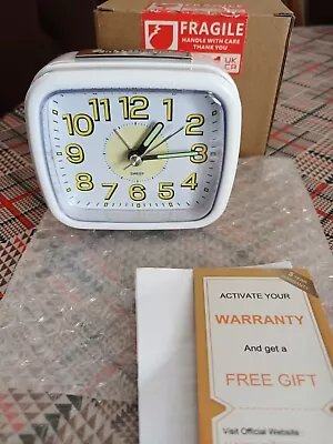 £5.99 • Buy Pilmoux Alarm Clocks Bedside Non Ticking Battery Powered Silent Luminous...