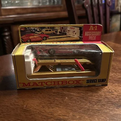 Matchbox A-1 Accessory Pack Service Ramp .  Unpunched Box • $89