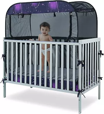 Portable Baby Crib Net Safety Mesh TentPop Up Infant Mosquito Net See Through  • $88.99