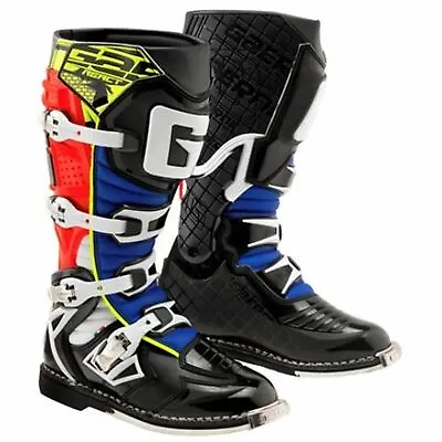 Gaerne React MX Boots Red/Yellow Motocross Off-Road Enduro Quad ATV Racing • £256.49