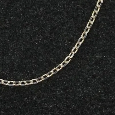 Chain Gold 18k 750 Mls. Gold White 17 23/32in 112 Grs. 0 1/32in Of Thickness • $197.86