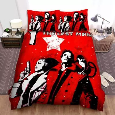 Y The Last Man 2021- Movie Red Man And Monkey Quilt Duvet Cover Set • $47.99