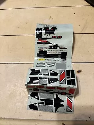 Original Vintage Transformers G1 Jetfire Unused Decal Sheet Missing 1 Sticker • $65