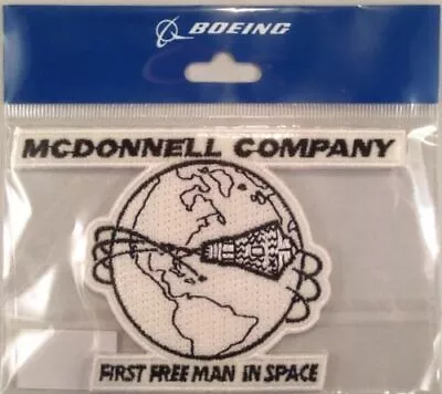 McDonnell  First Free Man In Space  Heritage Embroidered Patch Mercury PAT-0142 • $10