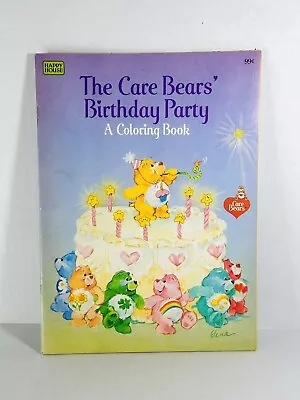 Care Bears Vintage  Birthday Party  Coloring Book American Greetings 1984 • $9.99