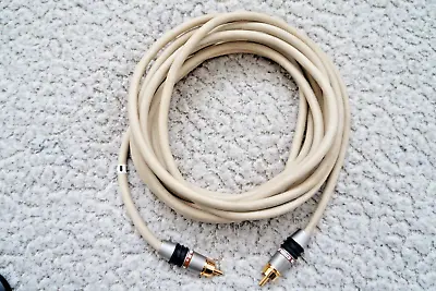 MONSTER 300 HIGH PERFORMANCE SUBWOOFER SUB CABLE 13ft 4M GOLD PLATED RCA PLUGS • $18.99