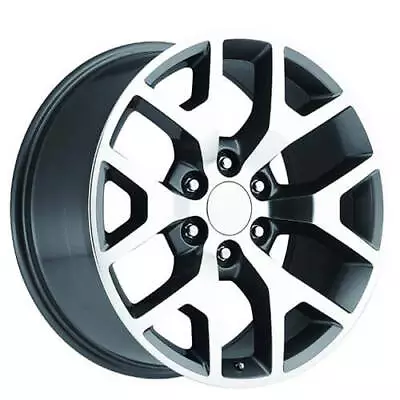 4ea 20  GMC Sierra Wheels FR 44 Grey Machined OEM Replica Rims(S4) • $940