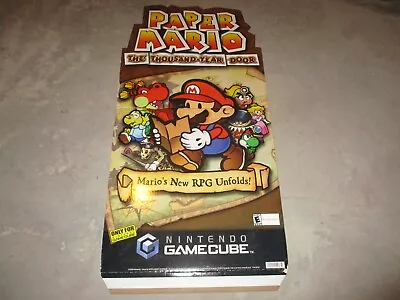 Paper Mario The Thousand Year Door Nintendo Gamecube Promo Store Display Standee • $2499.99