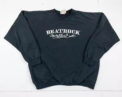 Beatrock Music Sweatshirt Adult Large Black Crewneck Hip Hop Sweater Pullover • $24.99