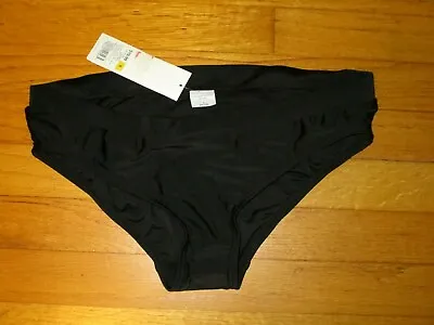 NWT Liz Lange Maternity Black Swim Bikini Bottoms Size Small • $17.98