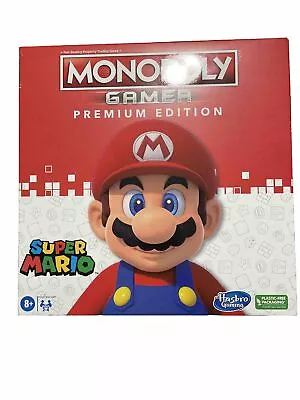 Hasbro Gaming - Super Mario Monopoly Gamer Premium Edition Board Game New • $37.99