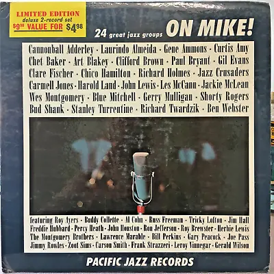 Bop/various  24 GREAT JAZZ GROUPS ON MIKE!  2-LP'S On PACIFIC JAZZ RECORDS 1962 • $9.99