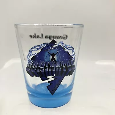 Vintage Geauga Lake Theme Park “DOMINATOR” Roller Coaster Shot Glass 1995 • $25