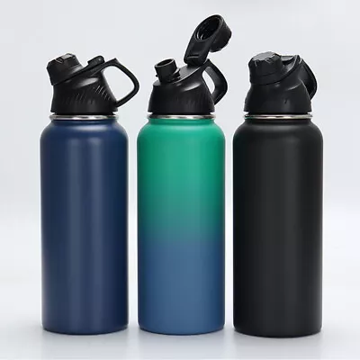 1L Vacuum Insulated Water Bottle Double Walled Thermos Leakproof Sports Flask AU • $6.63