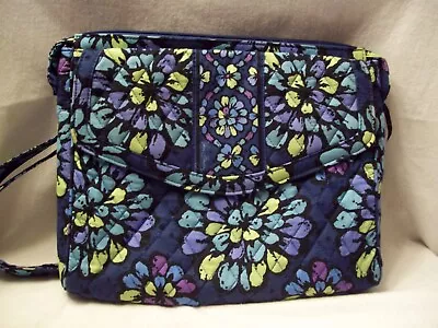 Vera Bradley Crossbody Hobo Indigo Pop Purse • $29.99