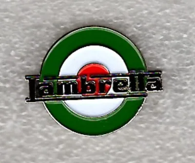 Lambretta Roundel Pin Badge. Lapel. Brand New.  Italian Colours. Red White Green • £1.75