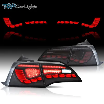 VLAND Full LED Tail Lights For 2017-2022 Tesla Model 3 /Y Sequential Turn Signal • $349.99