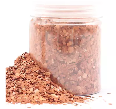 Shiny Stone Crushed Magical Natural Mica Flakes  2-4mm(6-10 Mesh) (Golden Red) • $13.99