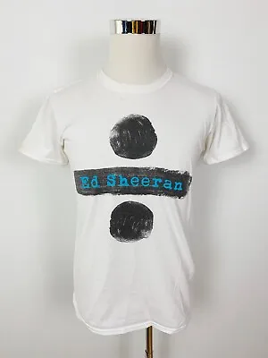 Official Ed Sheeran Divide Tour 2017 Mens White Concert Band T-Shirt Shirt Tee M • $24.95