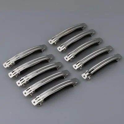 10pcs Blank Spring French Barrette Hair Clips  Accessories 10cm • £7.64