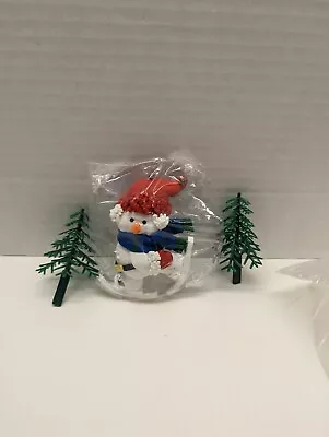 Snow Man Cake Topper. Set With Trees.           L153 • $4.32