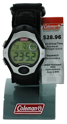 Coleman Men's Dual Time  Stop Watch With Flashlight 40373 • $23.99