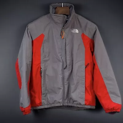 The North Face Men’s Vintage F08 HYVENT Ski Coat Puffer Jacket Gray & Red Sz M • $54.95