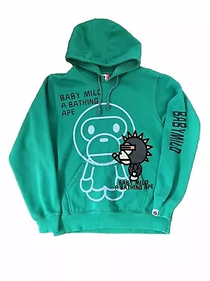 Baby Milo A Bathing Ape Hoodie Green Size M • $51.95