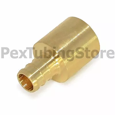 (25) 3/8  PEX X 1/2  Male Sweat Adapters - Brass Crimp Fittings • $22.40