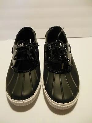 Michael Kors Hyde Lace Women's Weather Shoes Boots Black Size 10  New MSRP $110. • $49.50