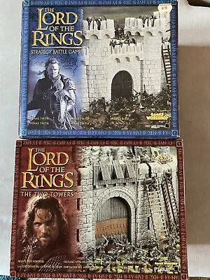 Games Workshop Lord Of The Rings Minas Tirith And Helms Deep Scenery Boxed • £550