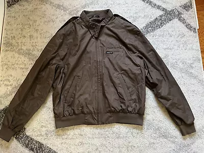 Members Only Jacket Men’s L Brown Cafe Racer Bomber Casual Classic Outdoor EUC • $13.65